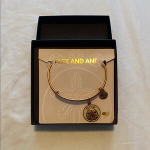 Alex and Ani Gold Expandable Wire Bracelet